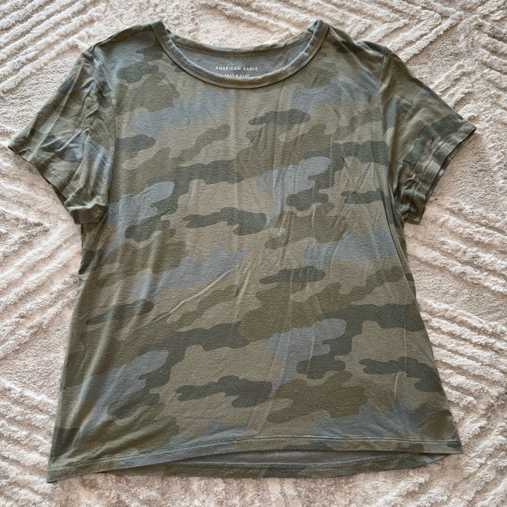 Camo Print T-Shirt